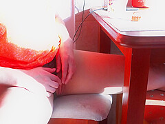 Beauty Decided To Masturbate At Dawn Over A Cup Of Coffee  Annahomemix