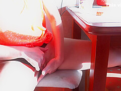 Beauty Decided To Masturbate At Dawn Over A Cup Of Coffee  Annahomemix