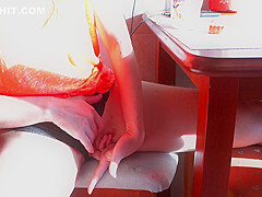 Beauty Decided To Masturbate At Dawn Over A Cup Of Coffee  Annahomemix