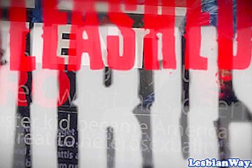 Busty les Reena Sky tricks reporter to strip