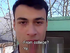 Facialized straight jock breeding roughly for dinero