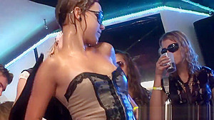 Glam whore fucking orgy