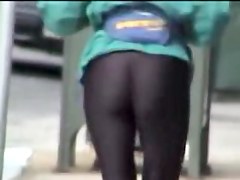 Hot morning video shots of the candid ass in tight pants 03p