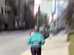 Hot morning video shots of the candid ass in tight pants 03p