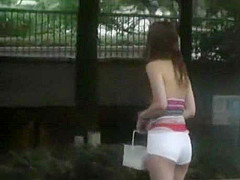 Hottest Japanese chick Leila Aisaki in Best Outdoor JAV clip