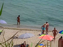 Nudist Milfs Sexy and Horny Tanning Nude At The Beach