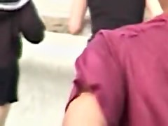 Street candid hot scenes of the tiny sports shorts 03x