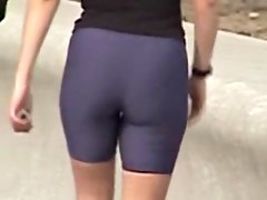 Street candid hot scenes of the tiny sports shorts 03x