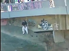 UNDER THE BRIDGE WANKER!!!!