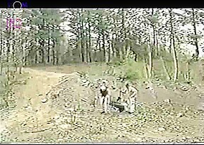 Vintage threesome with a Tgirl on a kitchen table