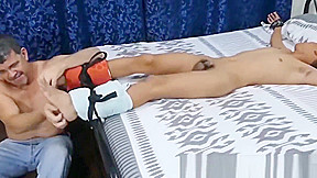 Young Asian twinkie gets fucked after a sweet tickle session